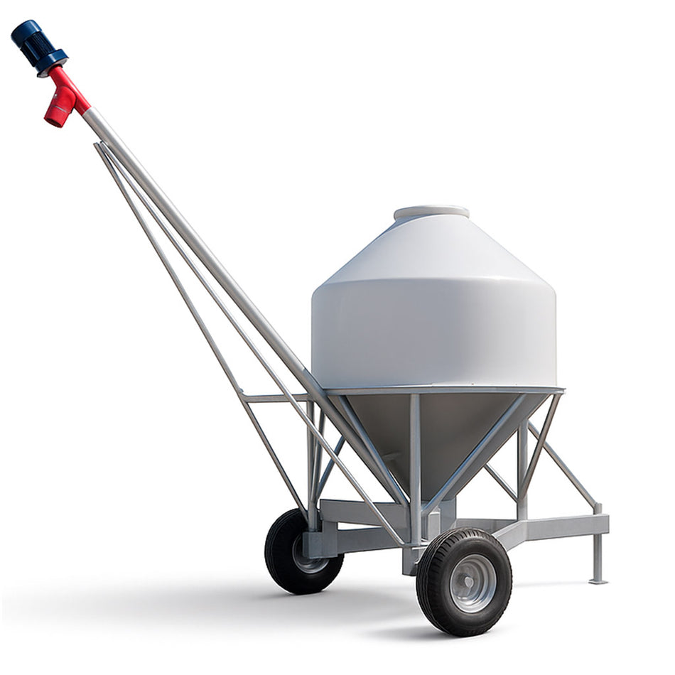 Glasfaser-Silo auf Rädern mit stabiler geschweißte Struktur in vers. Größen