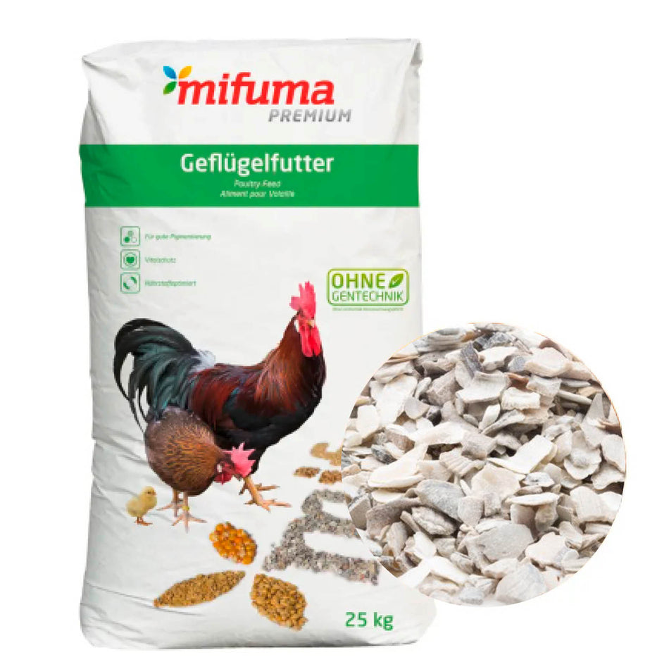 Austernschalen Premium, Ergänzungsfutter, natürliche Klaziumquelle