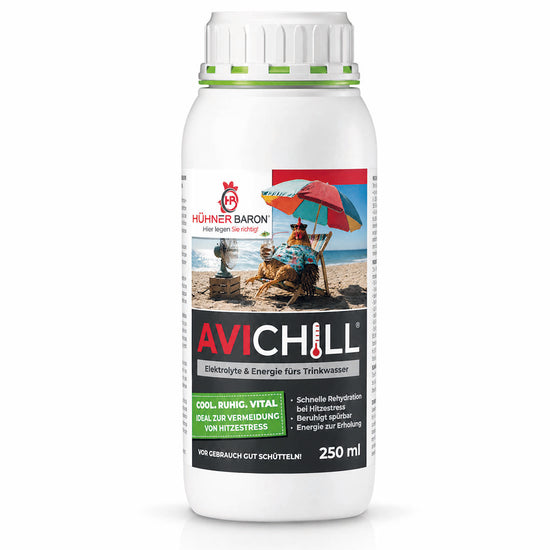 AVICHILL ® - Elektrolyte bei Hitzestress & Durchfall, 250 ml Trinkwasserzusatz