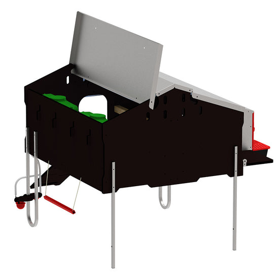 Hühnerstall 1,2 x 1 m - für bis zu 10 Hühner