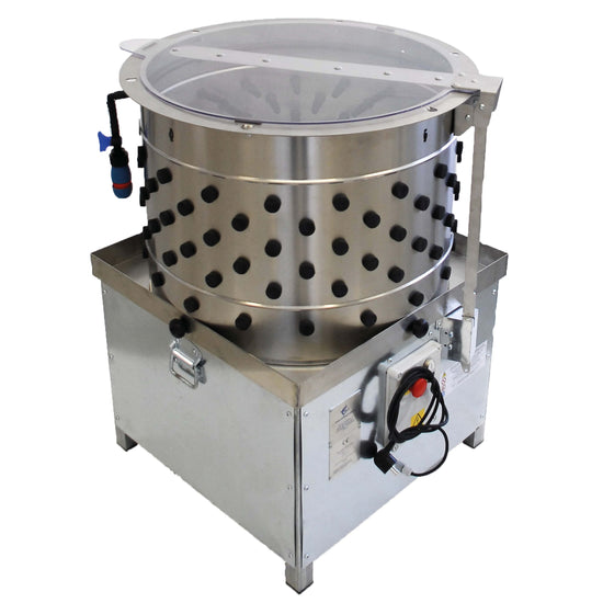 Rupfmaschine DIT 65 T - rupft ca. 250 Hühner pro Stunde