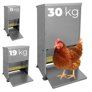 Futterautomat mit Fußpedal, für bis zu 30 kg Futter