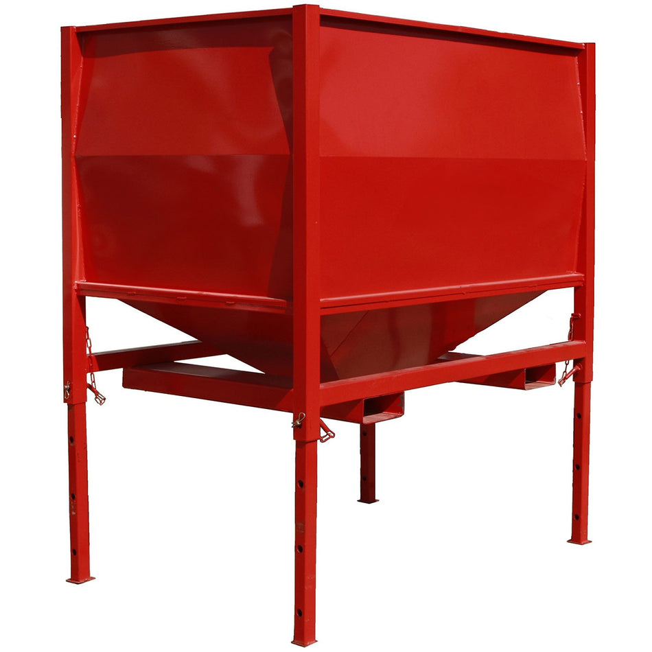 Mobiler Lagerbehälter 2 m³ für Getreide oder Mehl mit Auslassöffnung