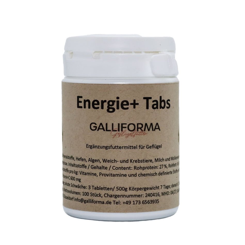 Energie+ Tabs 100 Stk. - für geschwächte oder zu dünne Tiere