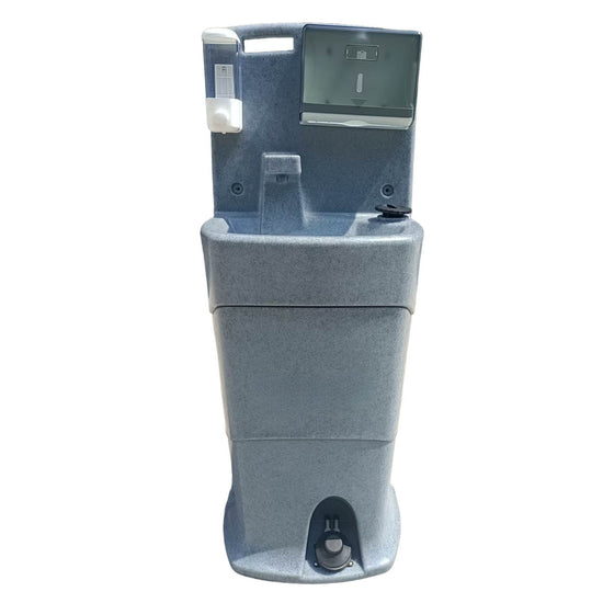 Mobile Handwaschstation WASHPORT, Waschbecken mit Frisch- & Abwassertank