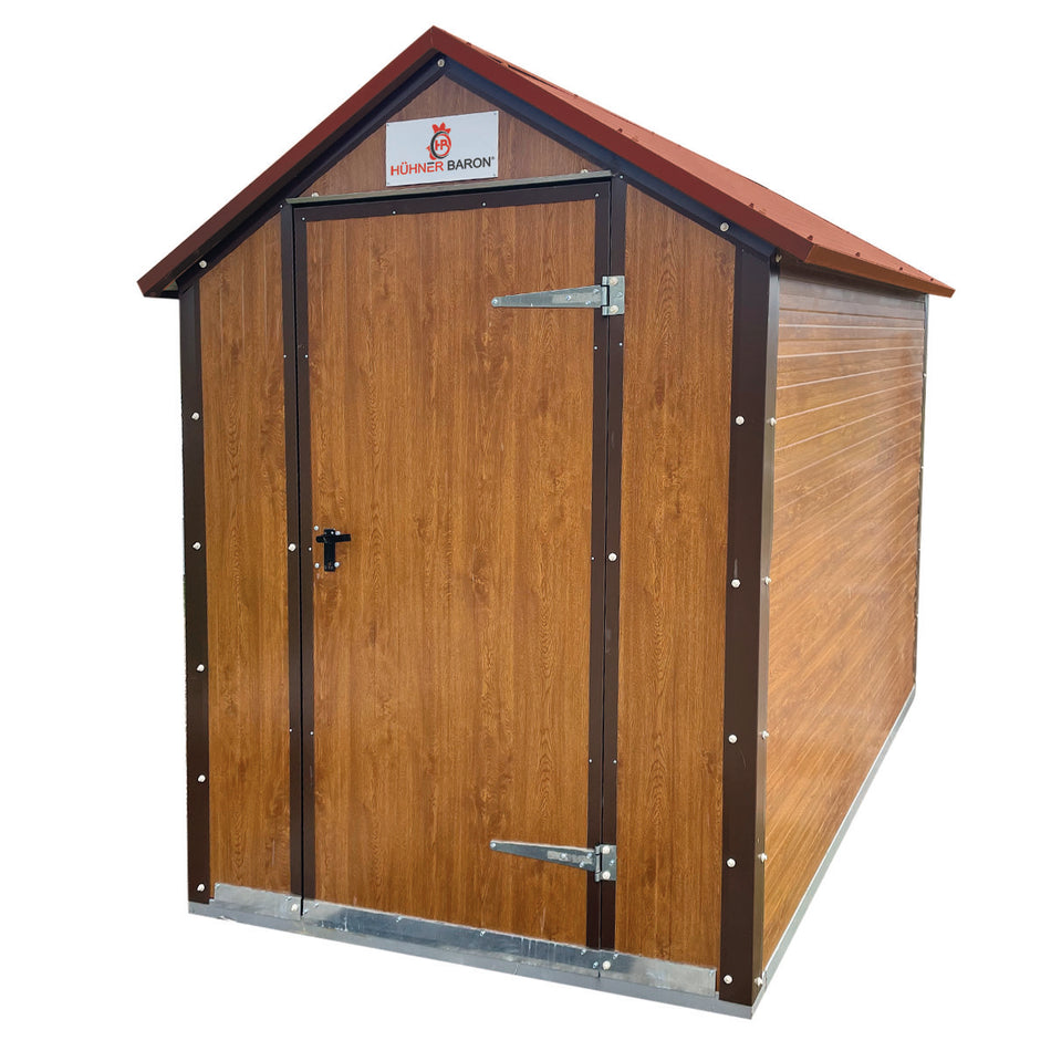 Hygieneschleuse 2,3 x 1,6 x 2,2 m, inkl. Zubehör, Holzoptik