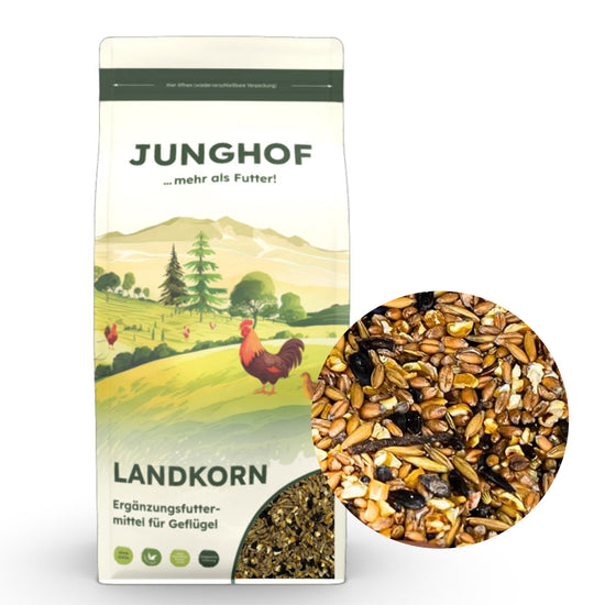 Landkorn Ergänzungsfutter mit Leinöl, staubfrei