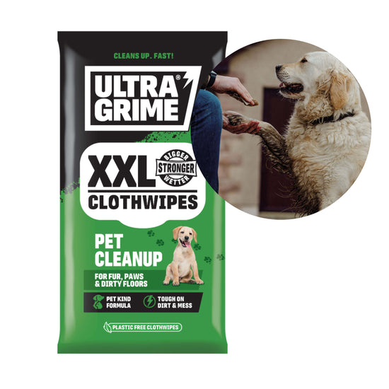 Pet Care - XXL Premium Feuchtreinigungstücher für Haustiere, mit Vitamin E und Aloeextrakt