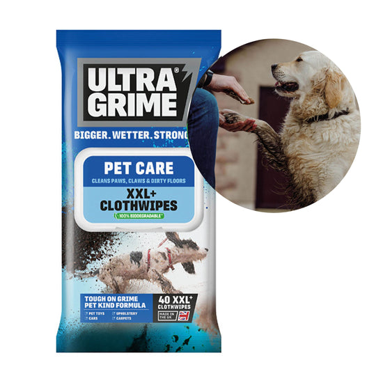 Pet Care - XXL Premium Feuchtreinigungstücher für Haustiere, mit Vitamin E und Aloeextrakt