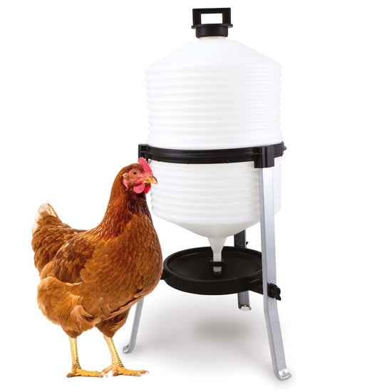 Hühnertränke mit Trinkmulde, 24 L
