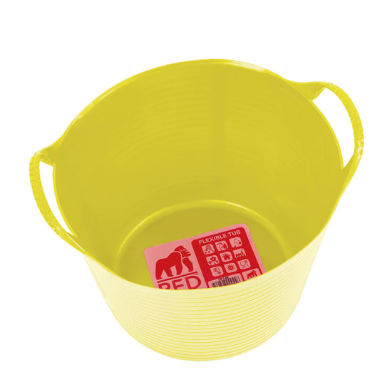 Gorilla Tub® Flexibler Schwerlast Eimer aus Kunststoff, Gelb, vers. Größen 14 bis 75 L