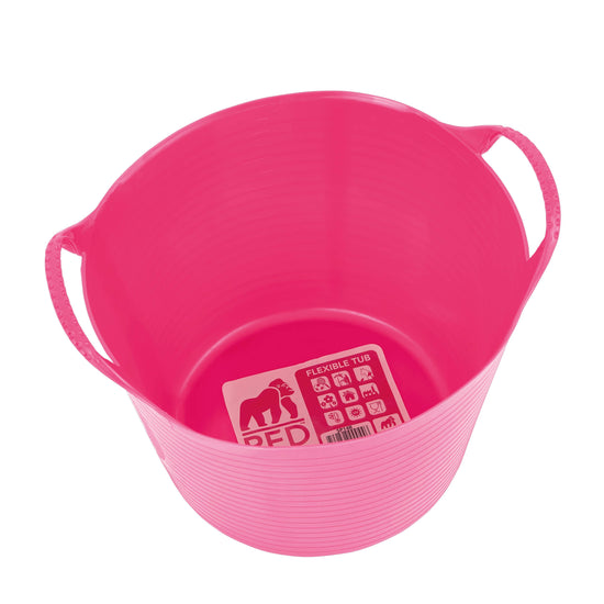 Gorilla Tub® Flexibler Schwerlast Eimer aus Kunststoff, Pink, vers. Größen 14 bis 75 L