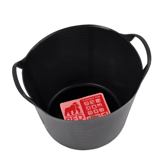 Gorilla Tub® Flexibler Schwerlast Eimer aus Kunststoff, Schwarz, vers. Größen 14 bis 75 L