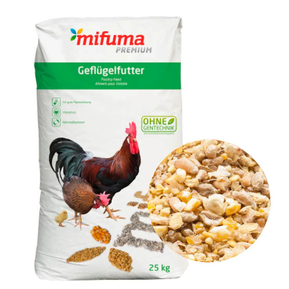 Vollkraftmehl Eco, Alleinfutter, hoher Pigmentgehalt