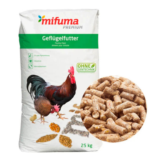 Vollkraftpellet Premium, viele große Eier