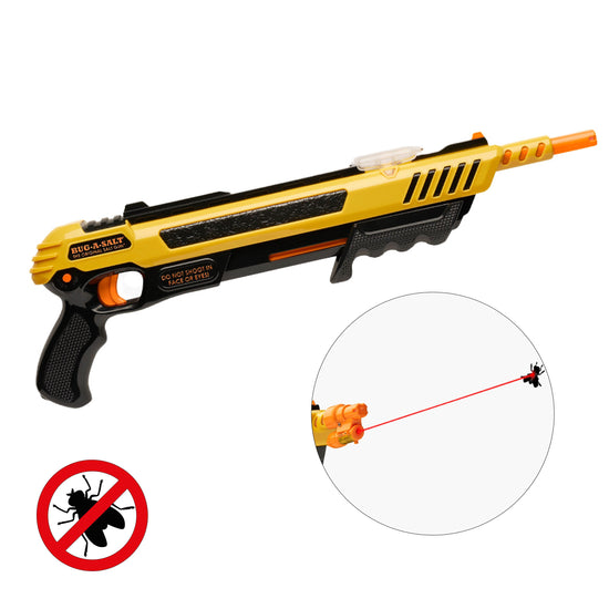 3.0 Yellow Fliegengewehr, Insektenbekämpfung mit Salz - Präzise, Stark & Batterielos