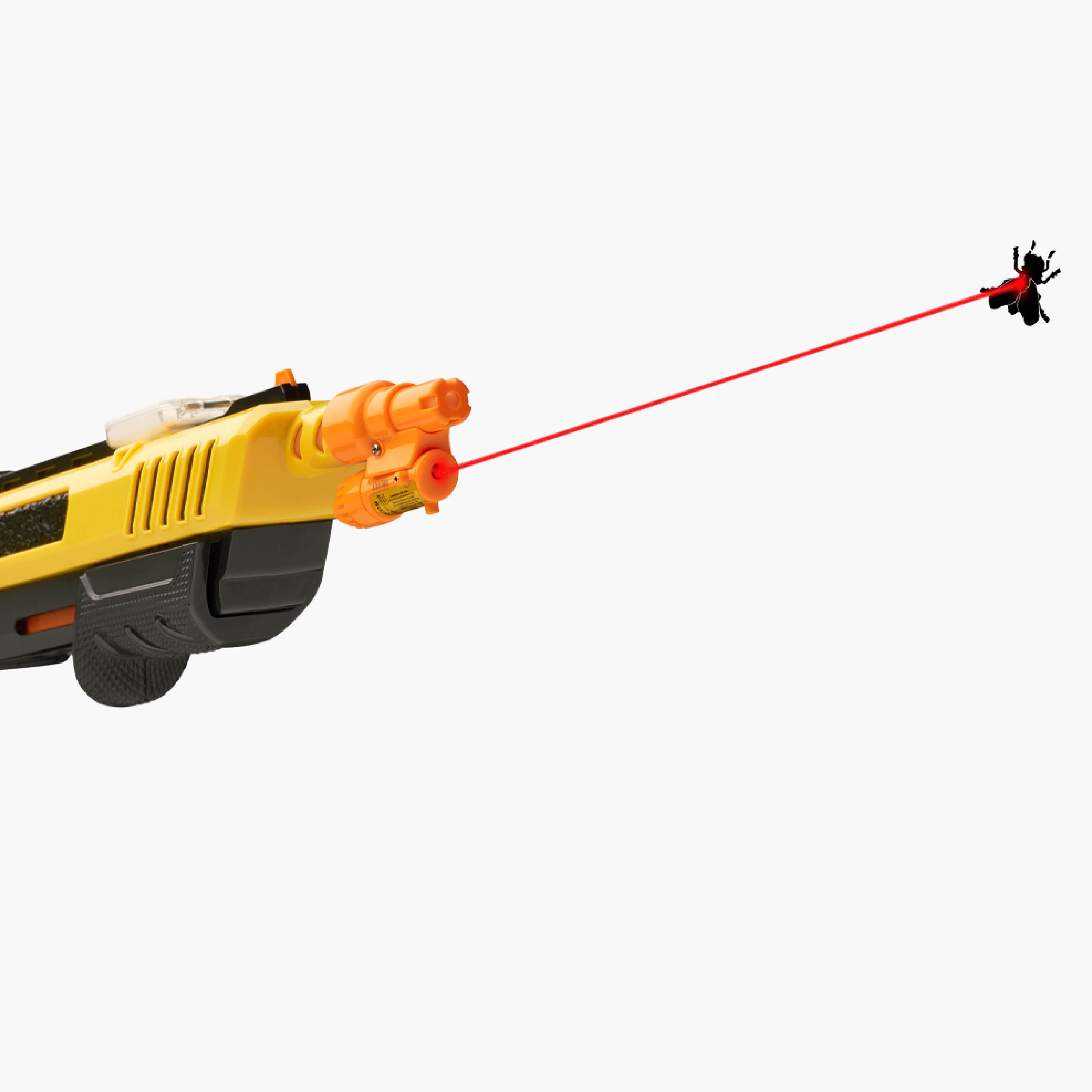 3.0 Yellow Fliegengewehr, Insektenbekämpfung mit Salz - Präzise, Stark & Batterielos